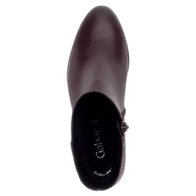 Gabor Comfort Bottines Rouge Cuir