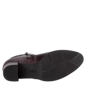 Gabor Comfort Bottines Rouge Cuir
