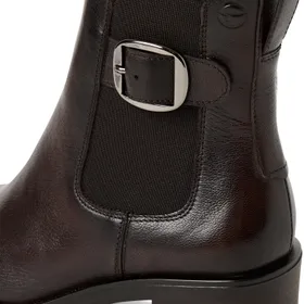 Tamaris Enkellaarsjes Bruin Leer