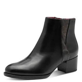 Tamaris Bottines Noir Cuir-Textile