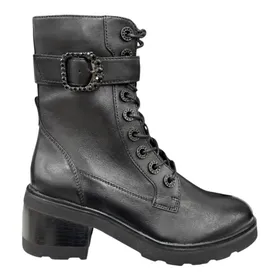 Regarde le Ciel Marcy Bottines Cuir Noir