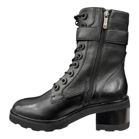 Regarde le Ciel Marcy Bottines Cuir Noir