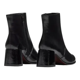 Regarde le Ciel Millie Bottines Noir Cuir