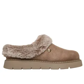 Skechers Keepsakes Lite-Cozy Blend Pantoufles Taupe