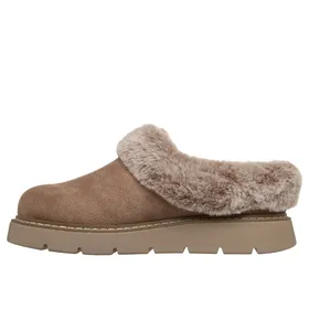Skechers Keepsakes Lite-Cozy Blend Pantoufles Taupe