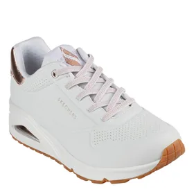 Skechers Uno-Shimmer Away Sneakers Blanc