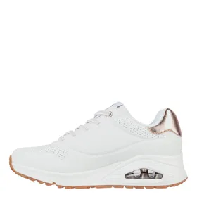 Skechers Uno-Shimmer Away Sneakers Blanc