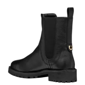 GEOX Respira Hoara Bottines Noir Cuir