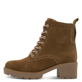 Tamaris Comfort Ankle Boots Beige Leather