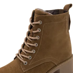 Tamaris Comfort Ankle Boots Beige Leather