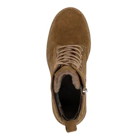 Tamaris Comfort Ankle Boots Beige Leather