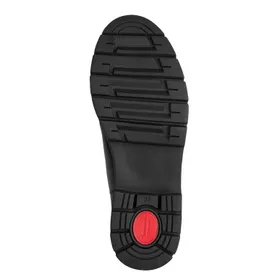 Tamaris Comfort Ankle Boots Black Leather-Textile