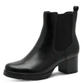 Jana Softline Bottines Cuir Noir