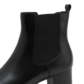 Jana Softline Bottines Cuir Noir