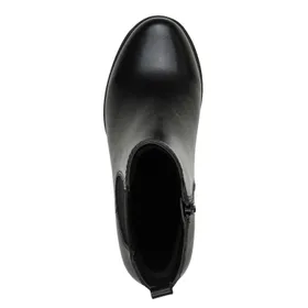 Jana Softline Bottines Cuir Noir