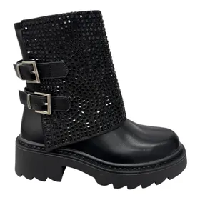 Ankle Boots Black with Heel