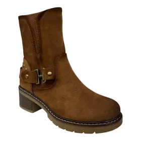 Ankle Boots Camel with Heel