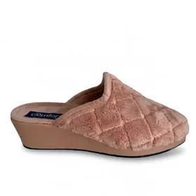 Slippers Mule Pink Textile