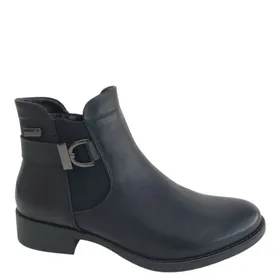 Ankle Boots Black Low Heel