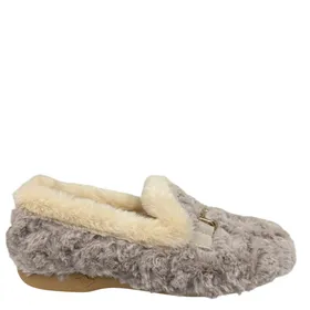 Alberola Pantoufles Taupe Textile