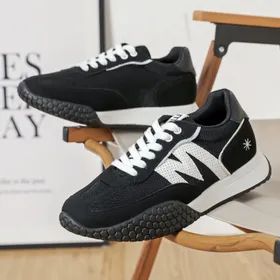 Sleehak sneakers Zwart
