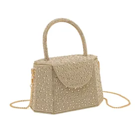 Sac de soirée Or Bandoulière