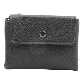 Porte-monnaie Noir Bouton Pression