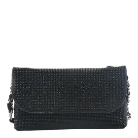 Avondtas Zwart Strass
