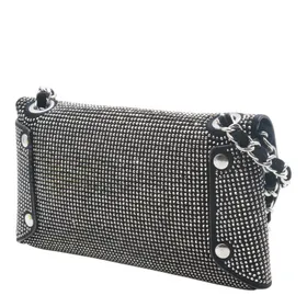 Sac de soirée Gris Strass