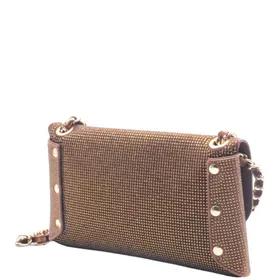 Abendtasche Braun Schulterriemen