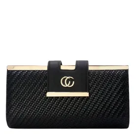 Braided Wallet Black