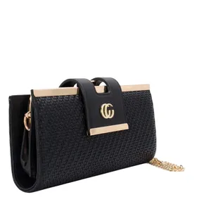 Braided Wallet Black