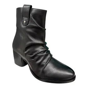 Morgan Ankle Boots Black Leather