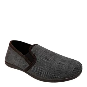 Comfort Plus Pantoufles Brun Textile