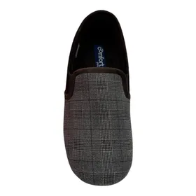 Comfort Plus Pantoufles Brun Textile