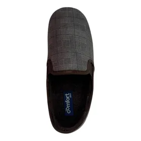 Comfort Plus Pantoufles Brun Textile