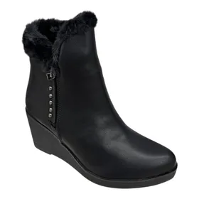 Bottines compensées Noir