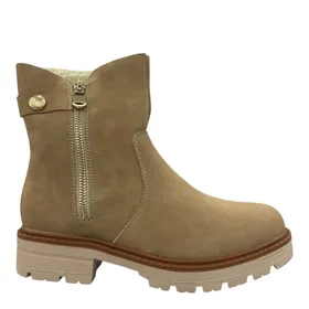 Bottines Taupe Fourrées