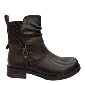 Bottines Brun à Talon