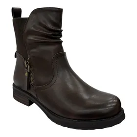 Bottines Brun à Talon