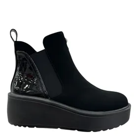 Bottines compensées Noir