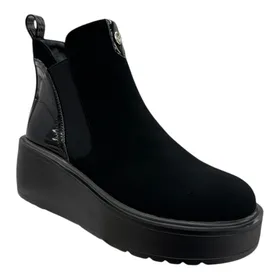 Bottines compensées Noir
