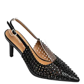 Escarpins Slingback Noir Soirée