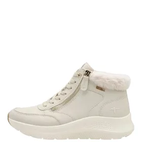 Tamaris Comfort Duo Tex Ankle Boots Ivory Waterproof