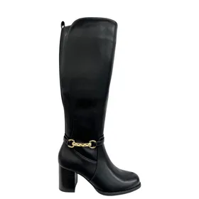 Boots Black with Heel