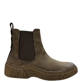 Bottines Chelsea Brun Plateau