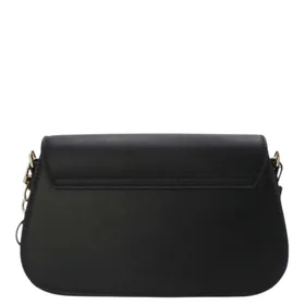 Umhängetasche Schwarz Metallverschluss