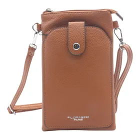 Sac Bandoulière Téléphone Camel