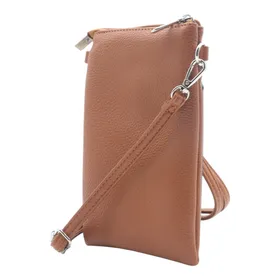 Sac Bandoulière Téléphone Camel