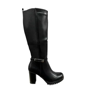 Stiefel Schwarz mit Absatz